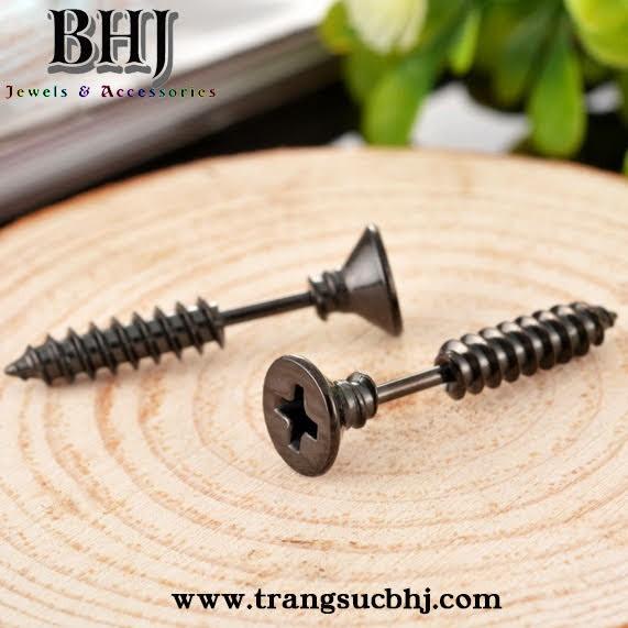 Bông tai inox titan hình đinh BT117 giá 1 chiếc