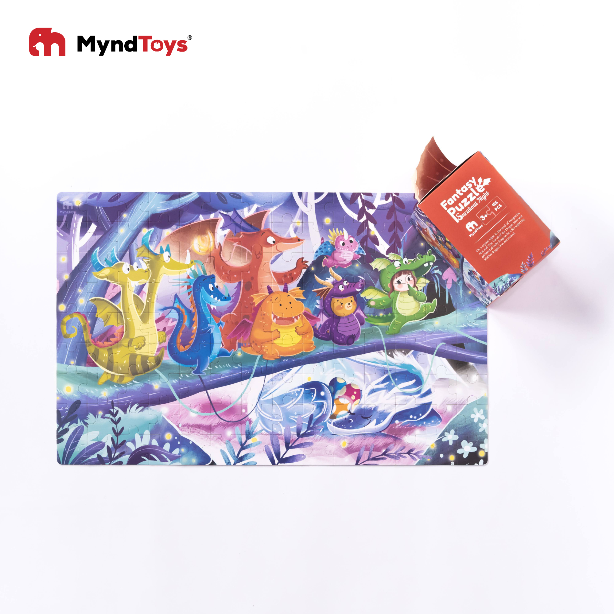 Đồ chơi ghép tranh trí tuệ Myndtoys Fantasy Puzzle – Sneakout Night cho bé từ 3 tuổi