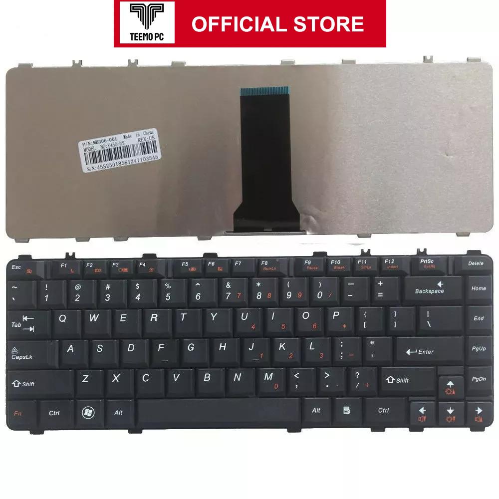 Bàn Phím Tương Thích Cho Laptop Lenovo Y550 Y550A - Hàng Nhập Khẩu New Seal TEEMO PC KEY454