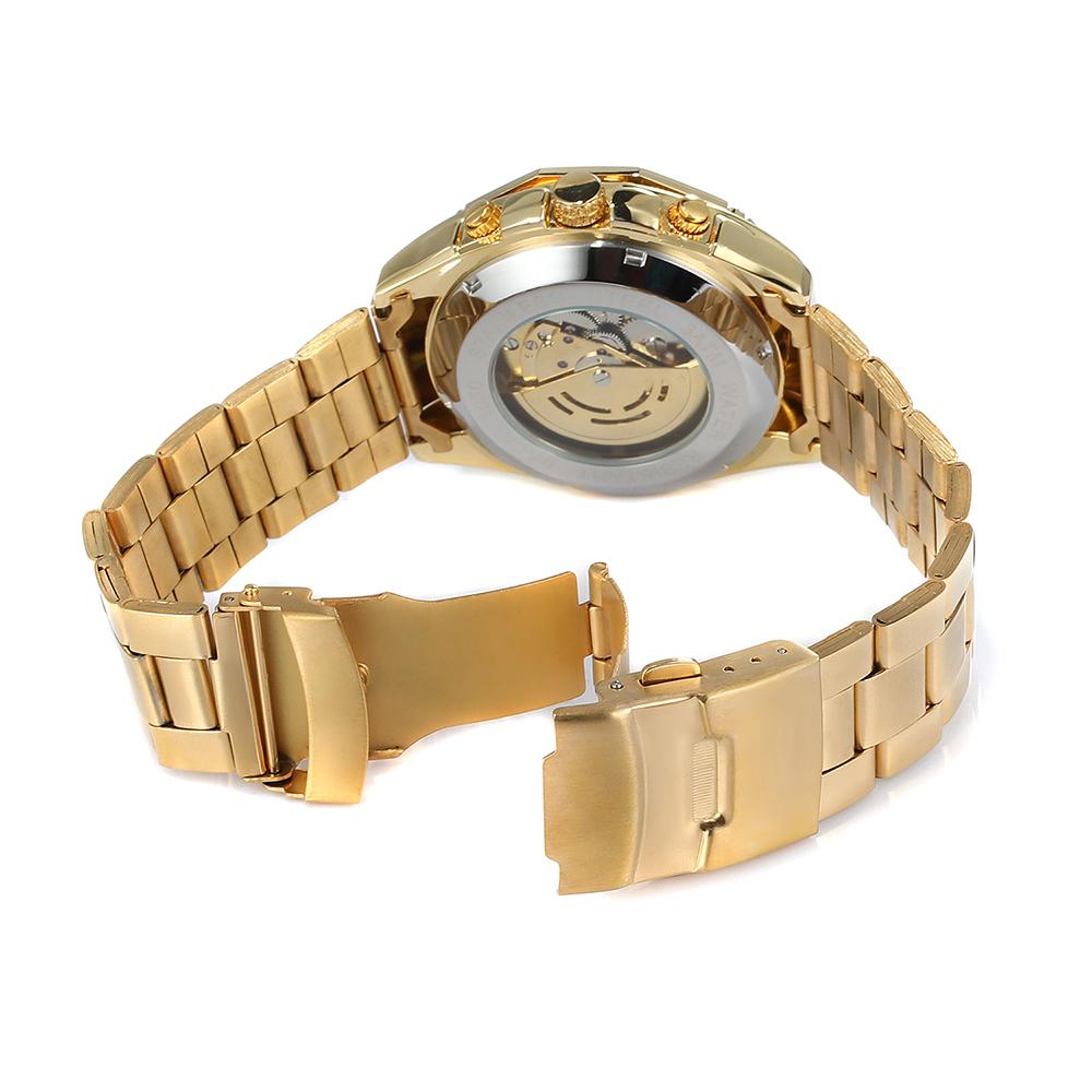 Đồng hồ nam Forsining A1030 Skeleton Luxury Watch thời trang - màu bạc