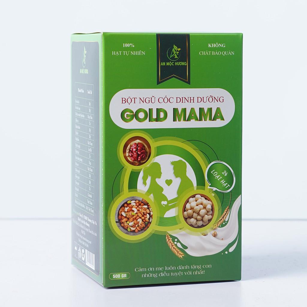 BỘT NGŨ CỐC DINH DƯỠNG GOLD MAMA 24 LOẠI HẠT 1KG (CHO MẸ BẦU, LỢI SỮA)