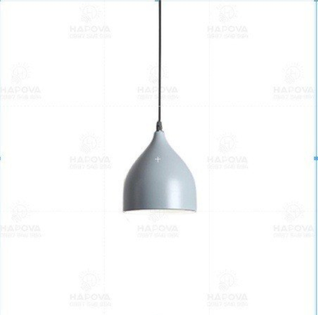 Đèn thả trang trí giọt nước bé TAMOGA PAMIS 8010 cỡ 170mm - Ghi - KHÔNG BÓNG