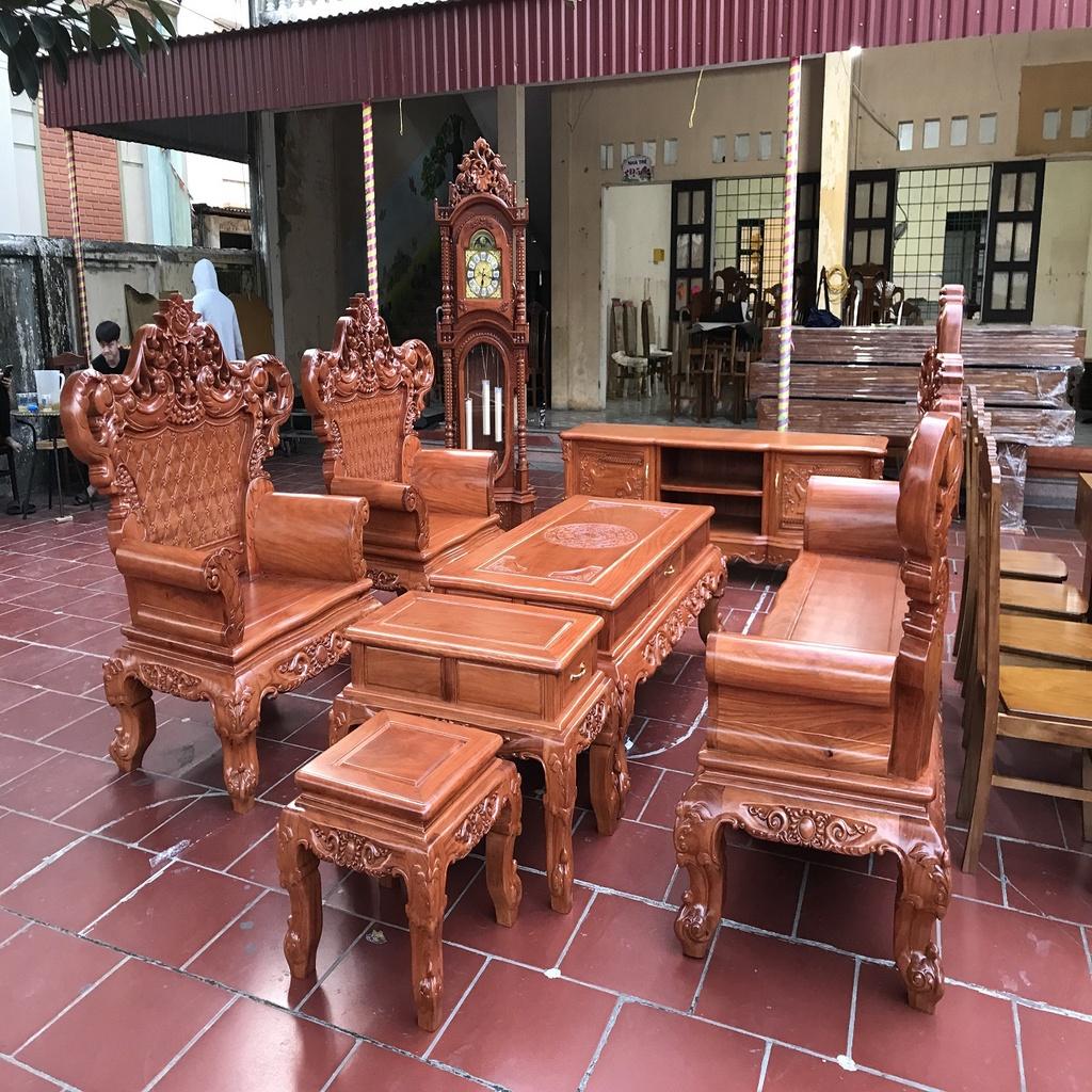 Bộ Bàn Ghế Hoàng Gia Gỗ Gõ Đỏ
