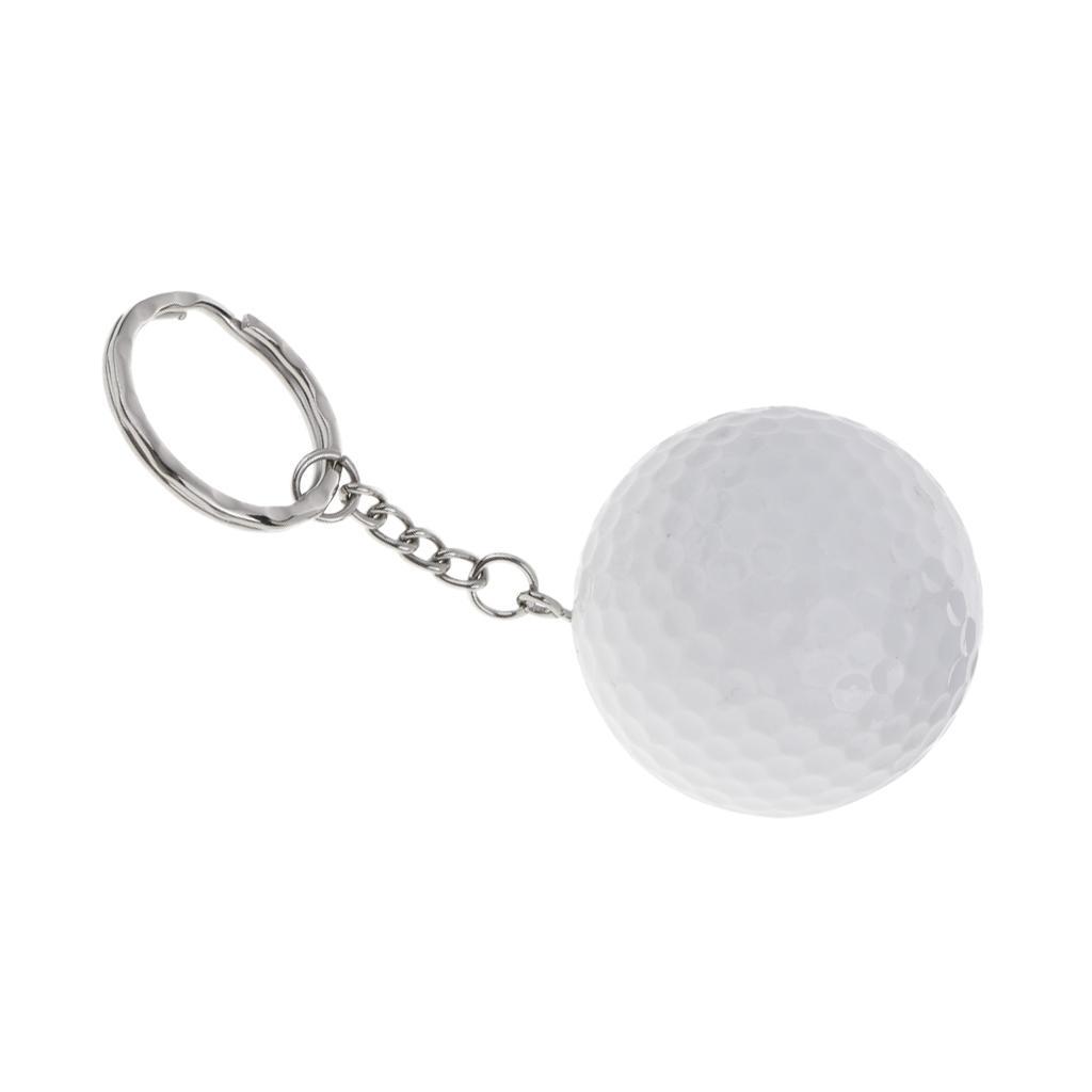 Golf Ball Key Chain Golf Gift Key  Bag Pendant Accessory