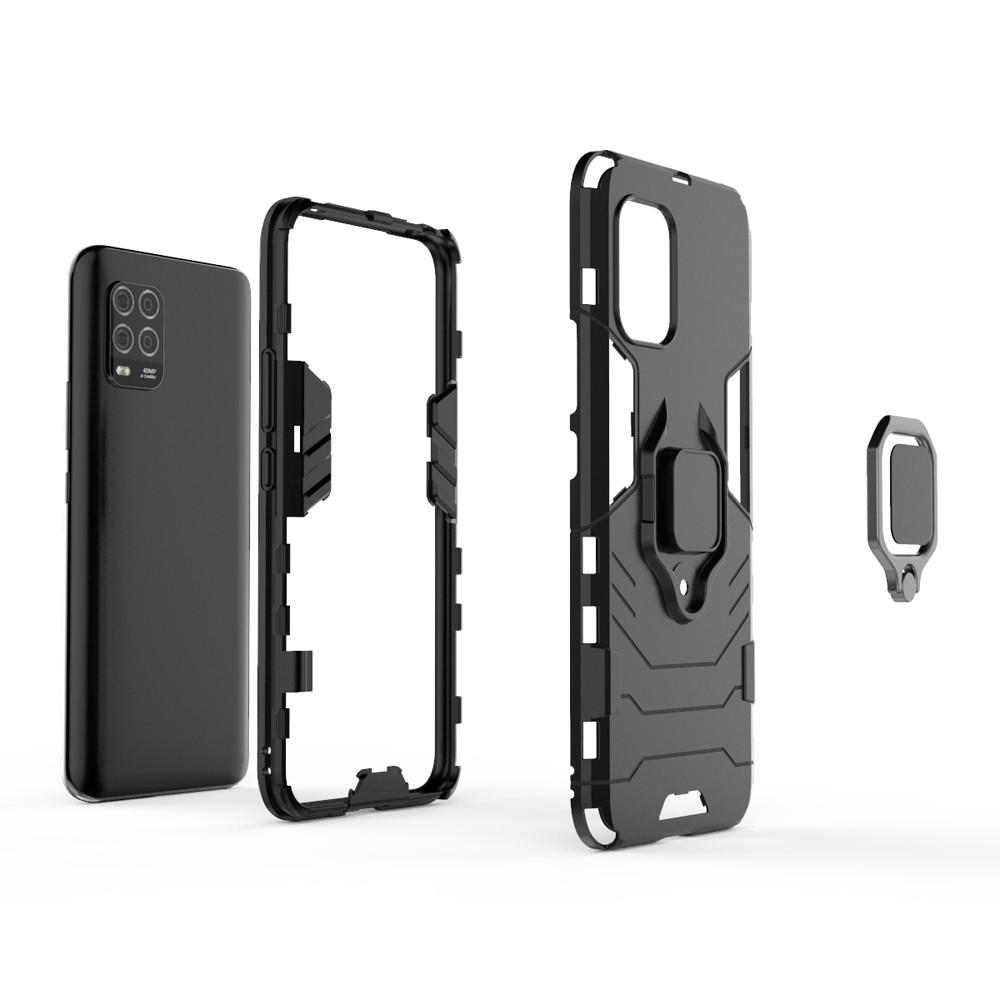 Ốp lưng cho Xiaomi Mi 10 Lite iron man chống sốc kèm nhẫn xoay chống xem video bảo vệ camera