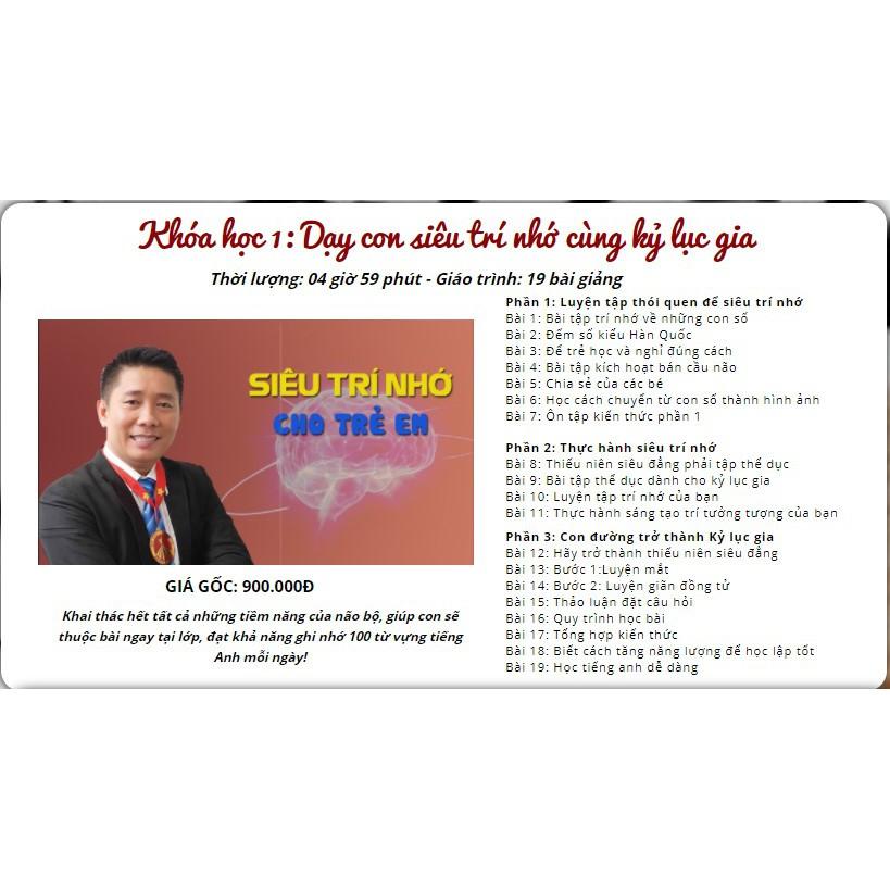 TỔNG HỢP 4 KHÓA HỌC ONLINE BÁN CHẠY NHẤT CỦA KỶ LỤC GIA NGUYỄN PHÙNG PHONG!