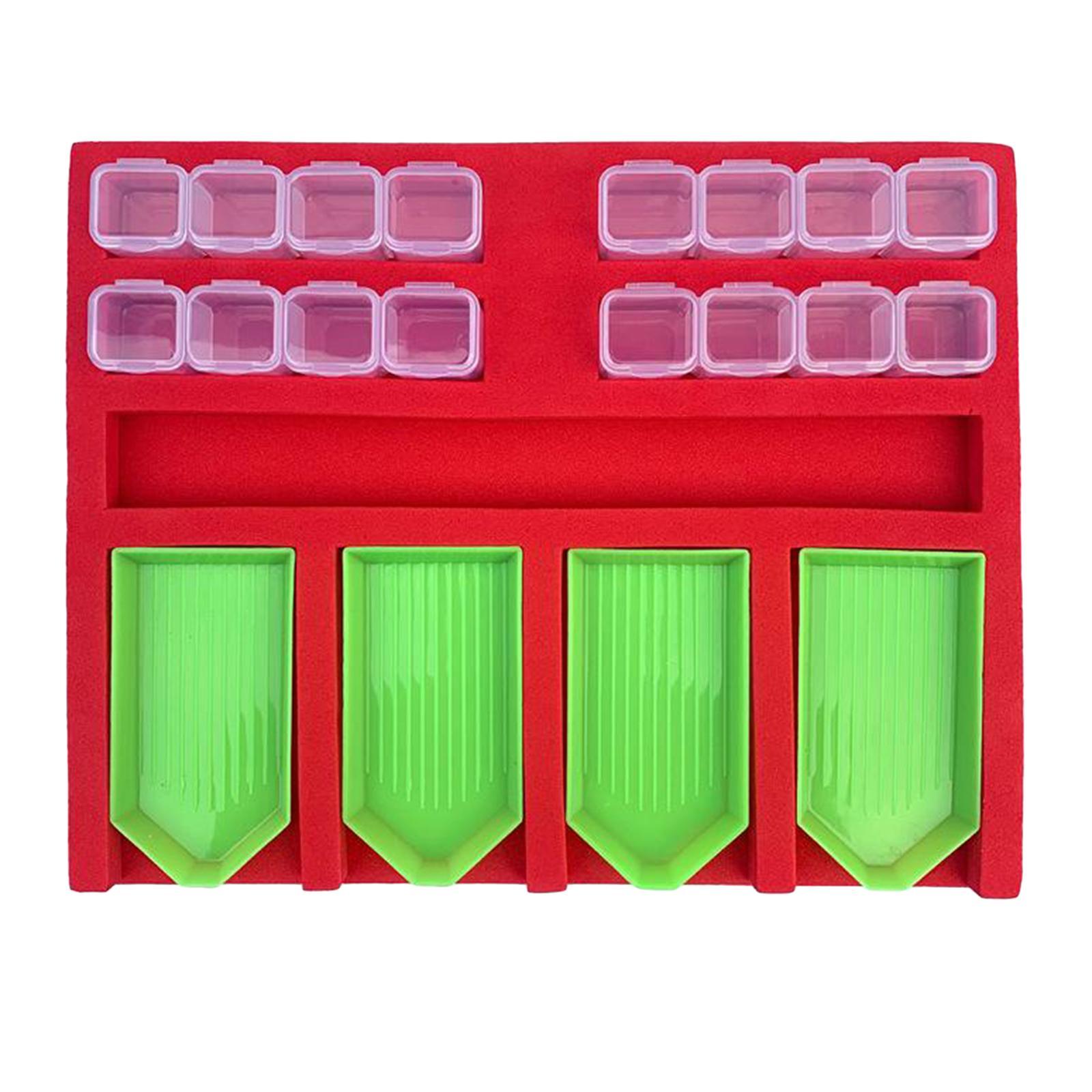 Diamond Painting Tray Organizer Holder DIY Diamond Painting Kits Drill Pens Tools Accessories for DIY Arts Crafts