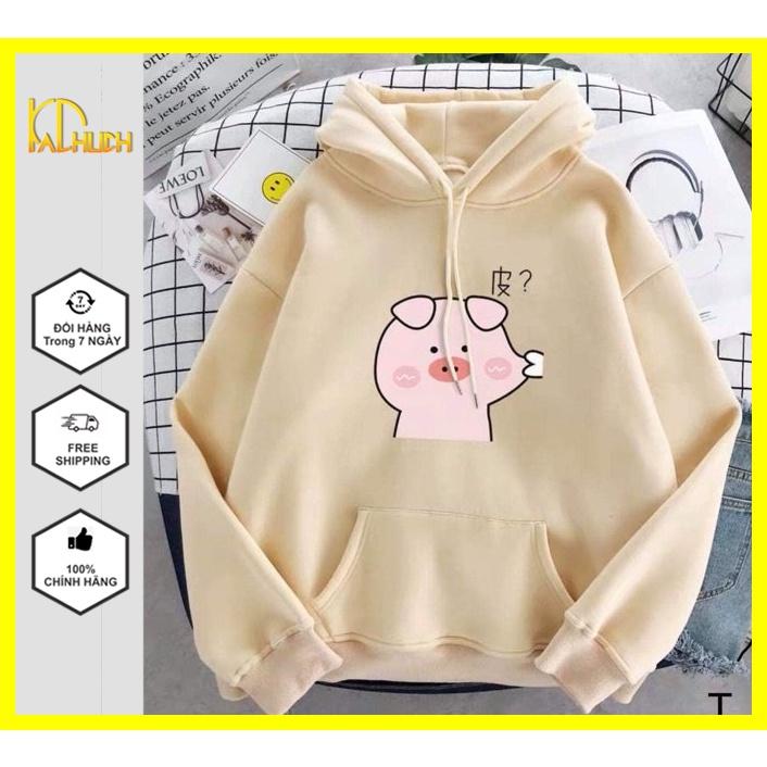 ÁO HOODIE NAM NỮ UNISEX IN HEO NHÉO MÁ SIÊU CƯNG