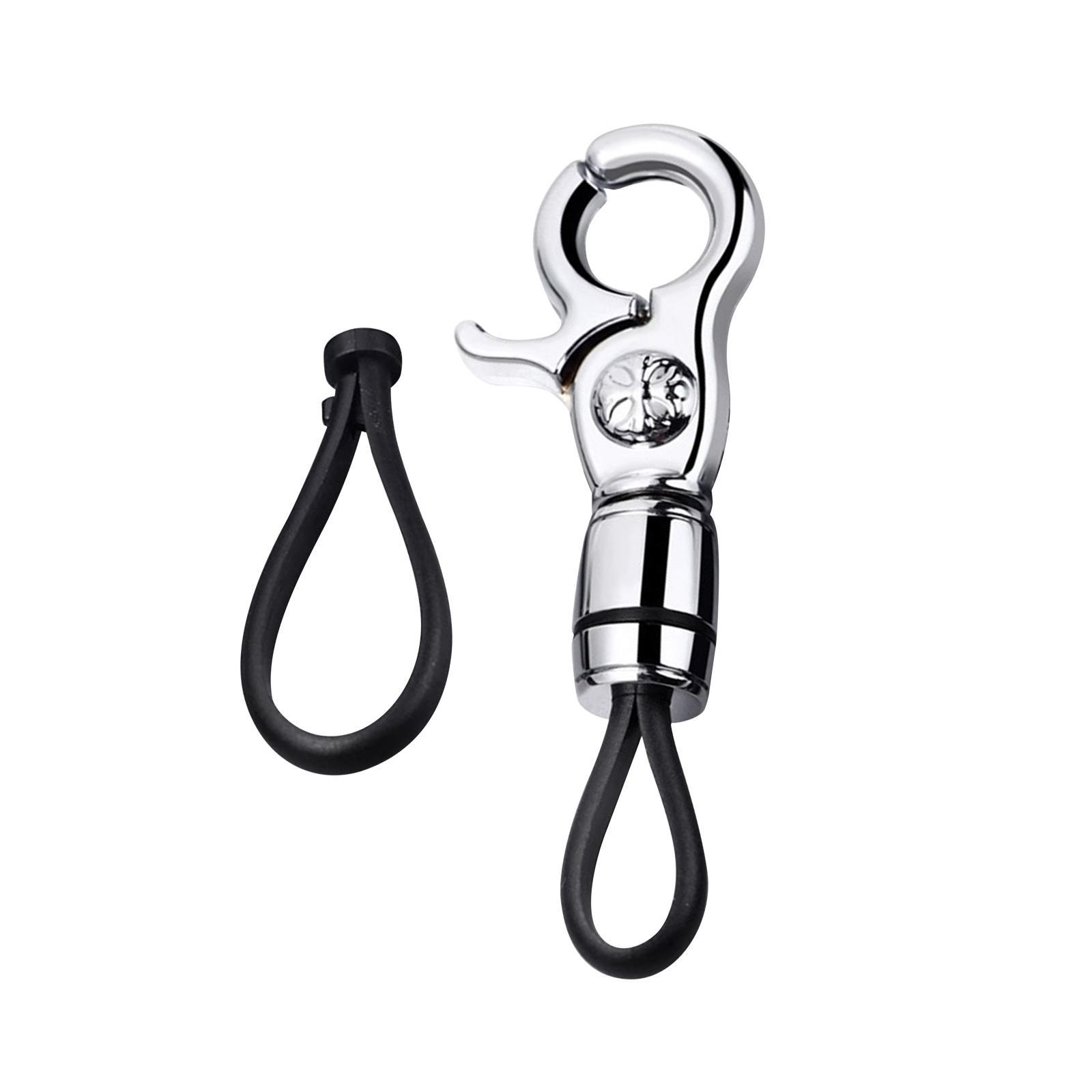 Key Fob Holder Business Keychain ,Heavy Duty ,360 Degree Rotatable,Metal Key , Motorcycle Keychain for Keys Backpack, Husband Boyfriend