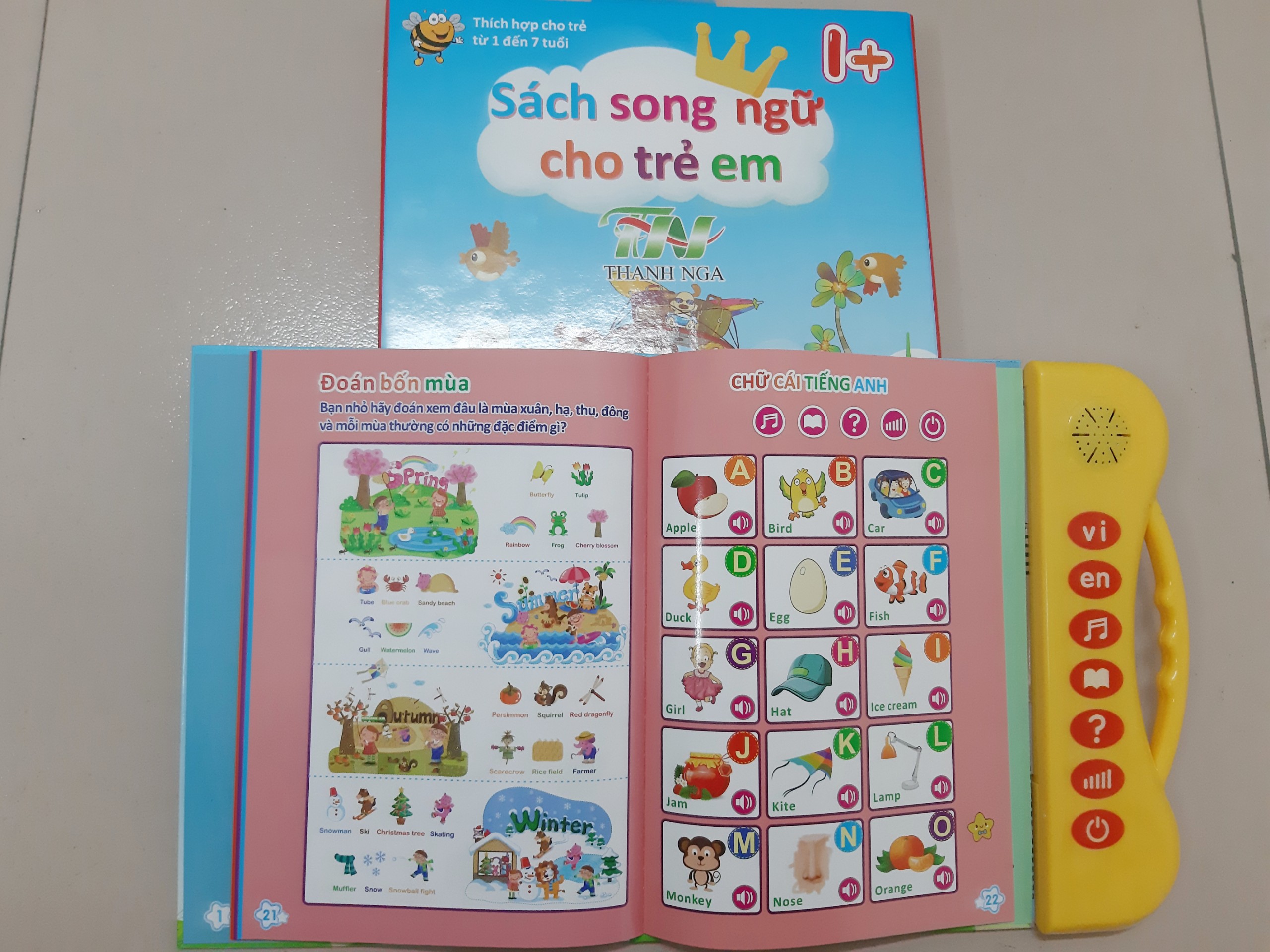 Sách nói điện tử song ngữ Anh - Việt cho trẻ em