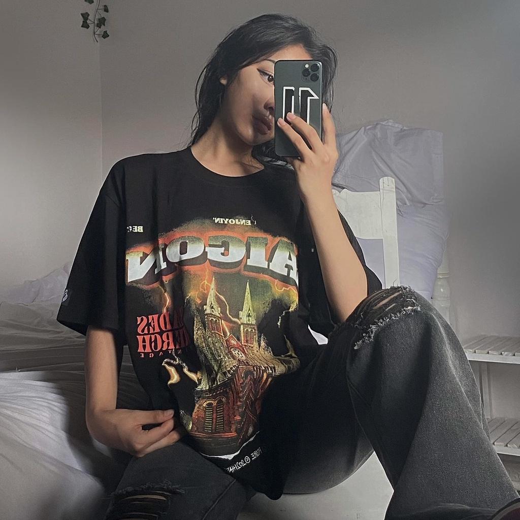Áo Thun Local Brand Hades Sài Gòn Hà Nội Nam Nữ Tay Lỡ Unisex
