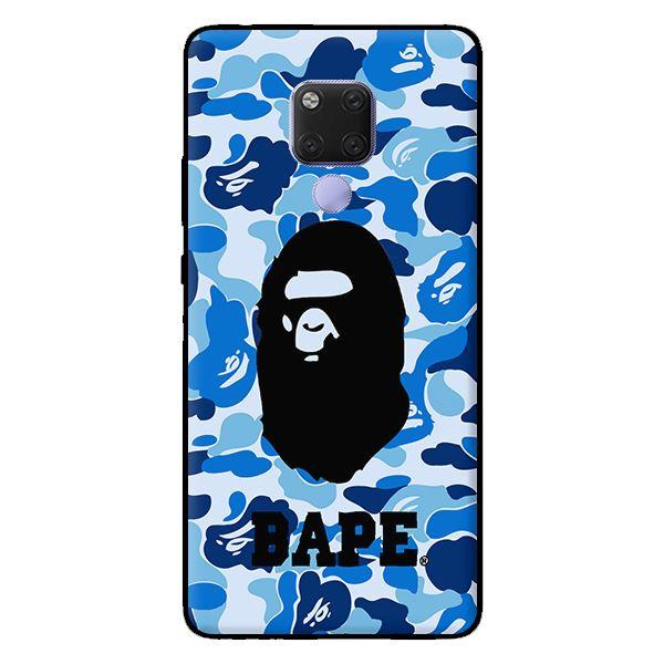 Ốp in cho Huawei Mate 20 Bape Xanh Có Chữ - Hàng chính hãng