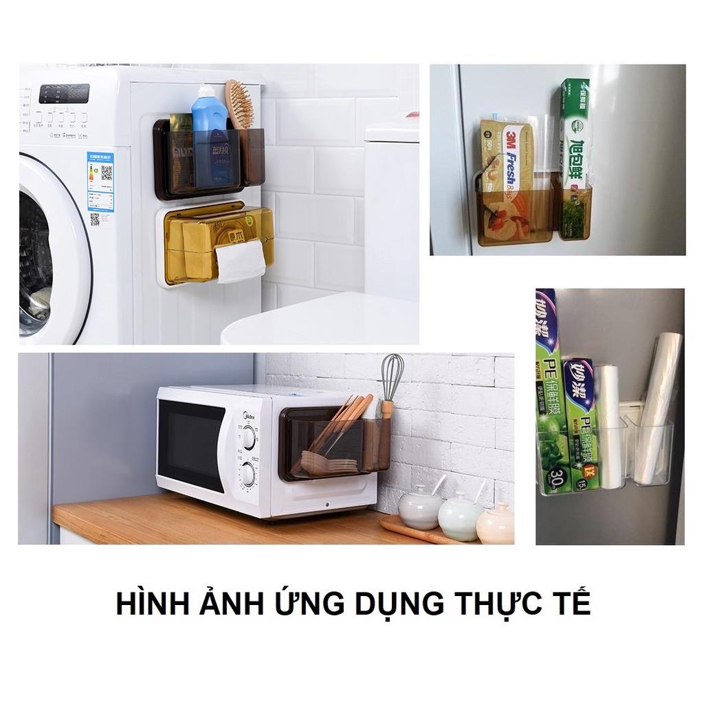 Hộp đồ dùng có nam châm hít siêu chắc Kệ hít tủ lạnh Magnet storage box