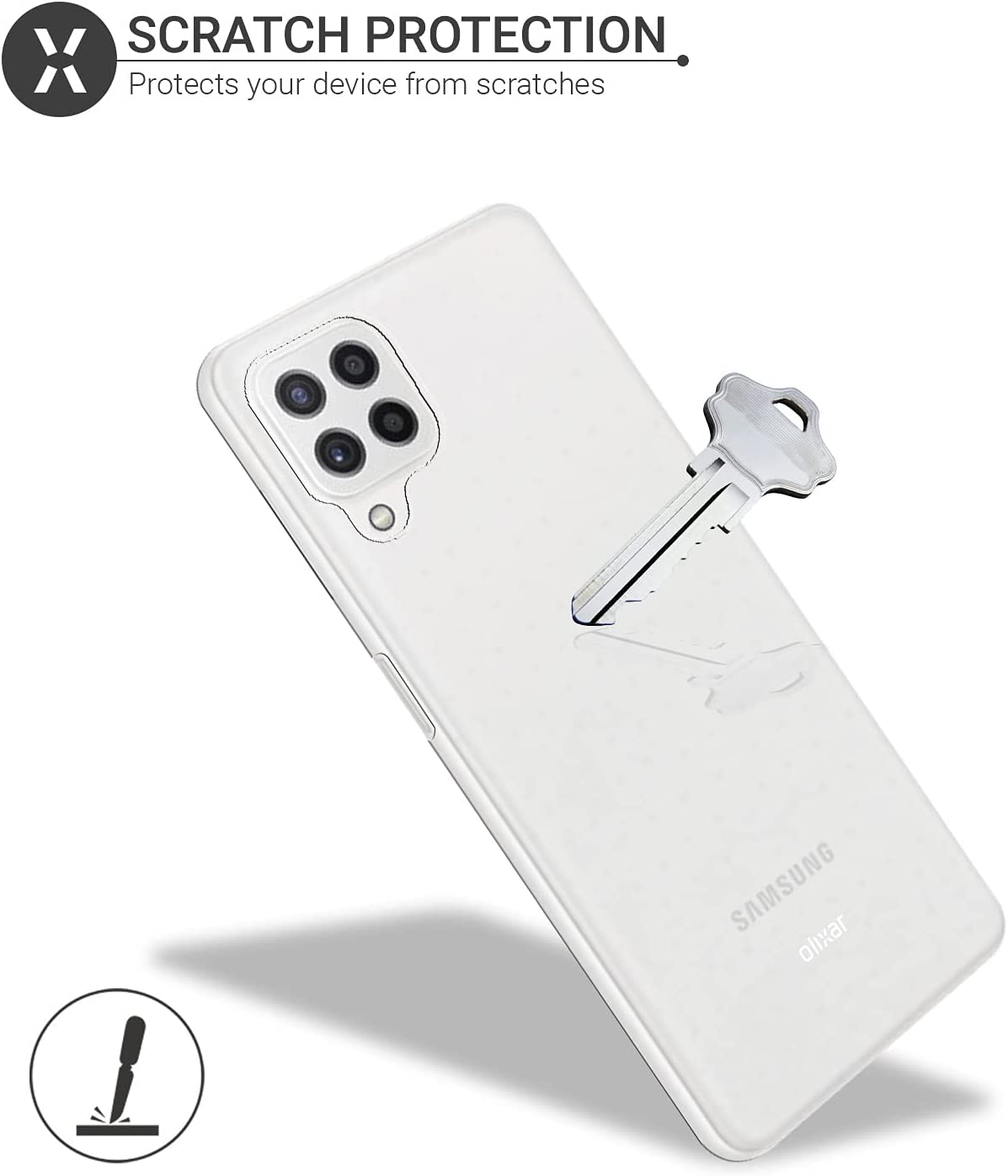 Ốp lưng silicon dẻo trong suốt mỏng 0.6mm cho Samsung Galaxy A22 4G / M22 / M32 hiệu Ultra Thin độ trong tuyệt đối chống trầy xước - Hàng nhập khẩu