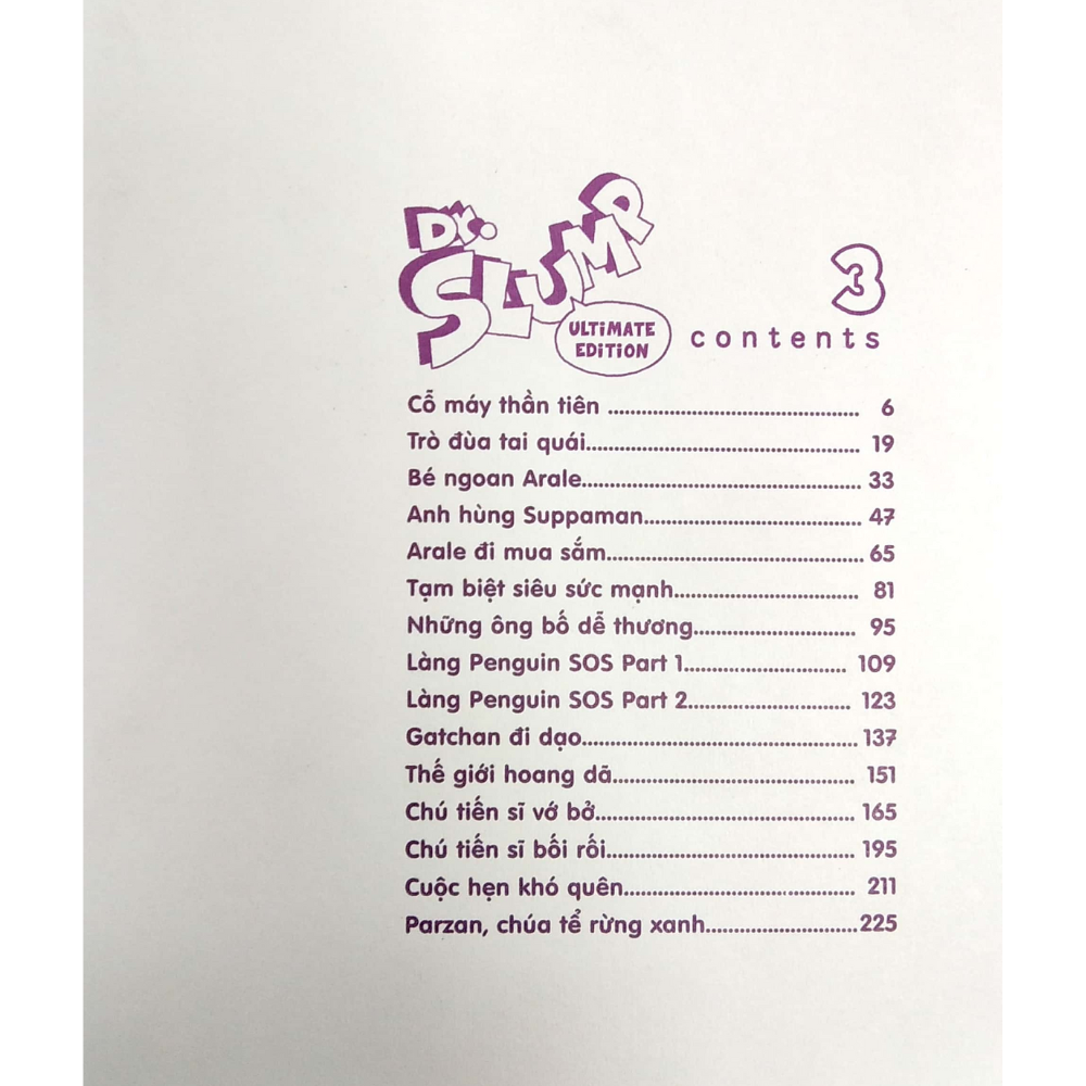 Dr.SLUMP Ultimate Edition - Tập 3