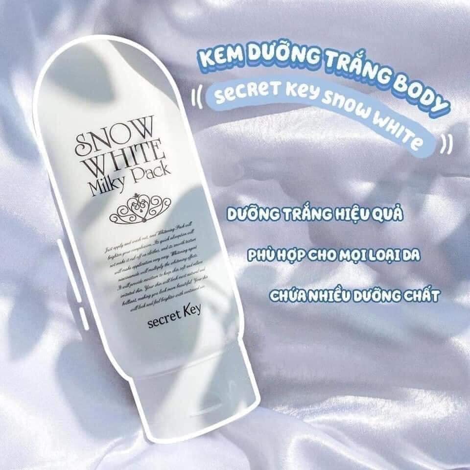 Dưỡng thể Body Snow White Milky Pack 200g ( không xuất hóa đơn đỏ )