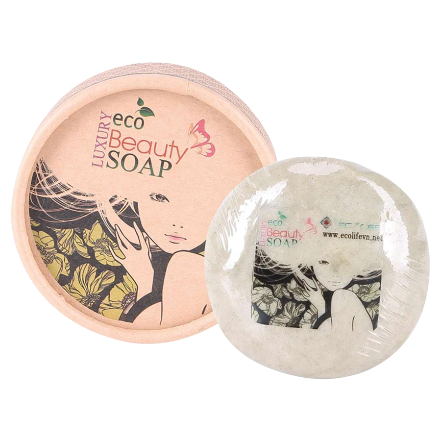 Xà Bông Rửa Mặt Đẹp Da Cho Nữ Ecolife Eco - Beauty - Soap (100g)