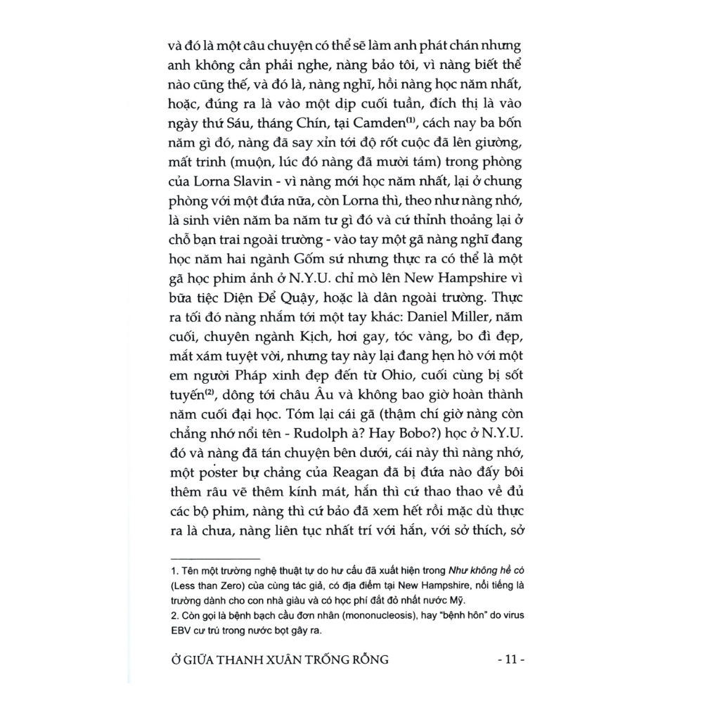 Sách Ở Giữa Thanh Xuân Trống Rỗng