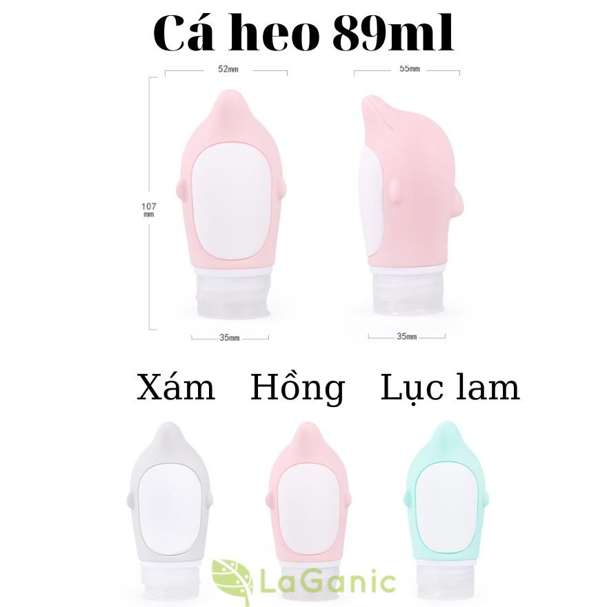 Lọ chiết mỹ phẩm dầu gội du lịch Silicon 89ml