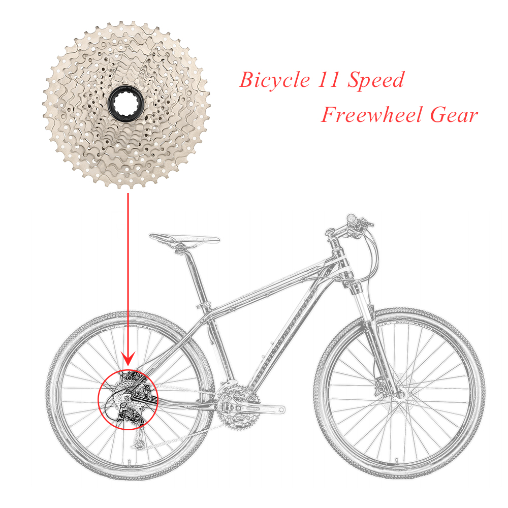 Líp 11 Bánh Răng Bằng Thép Không Gỉ Cho Xe Đạp MTB