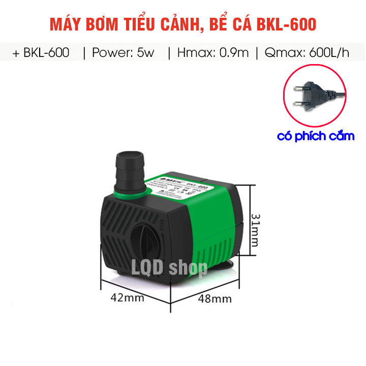 MÁY BƠM BKL | MÁY BƠM TIỂU CẢNH, BỂ CÁ