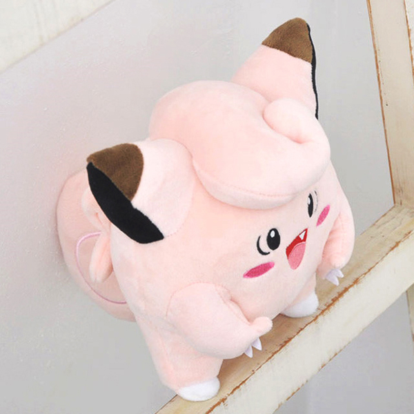 Gấu Bông Pokemon Clefairy Pippi (25 Cm) Gb223 (Tặng 1 Móc Khóa Dây Da Pu Đính Đá Lấp Lánh)