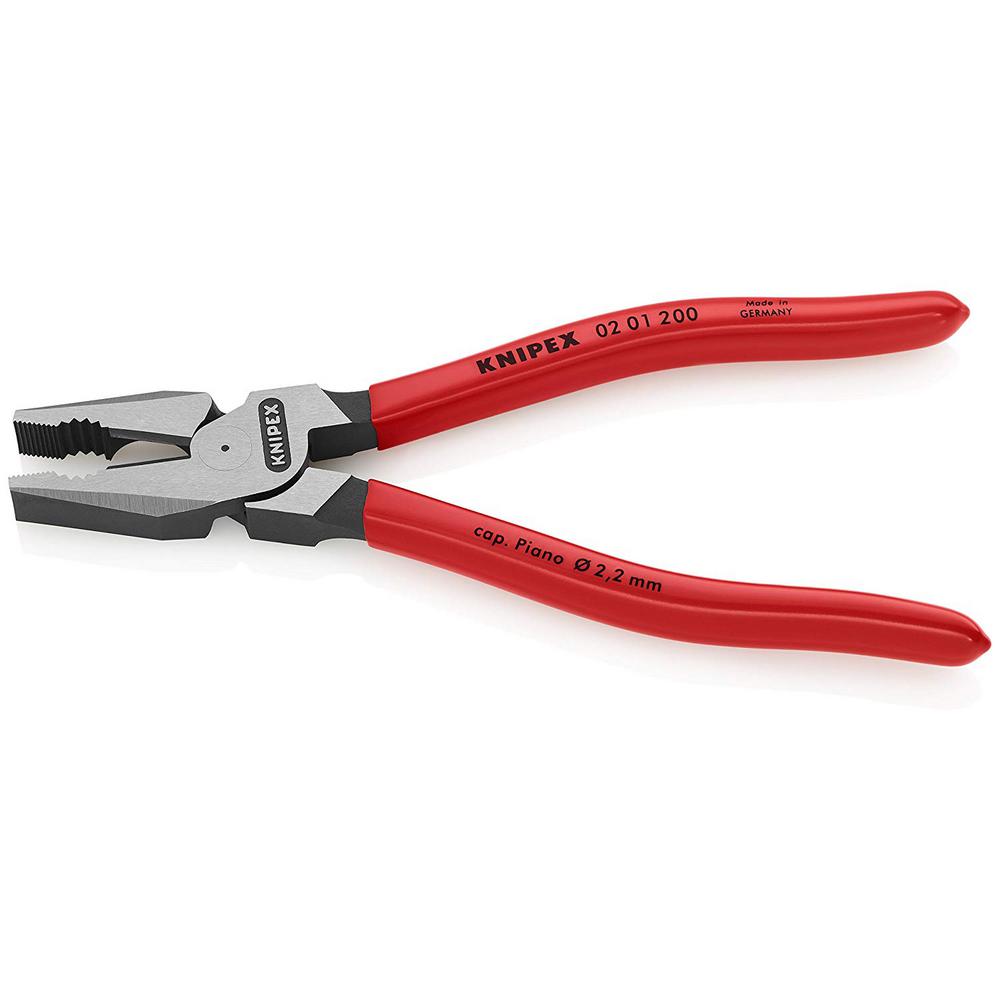 Kìm Knipex Đa Năng Lưỡi Cắt 63 HRC chiều dài 200mm - 02 01 200