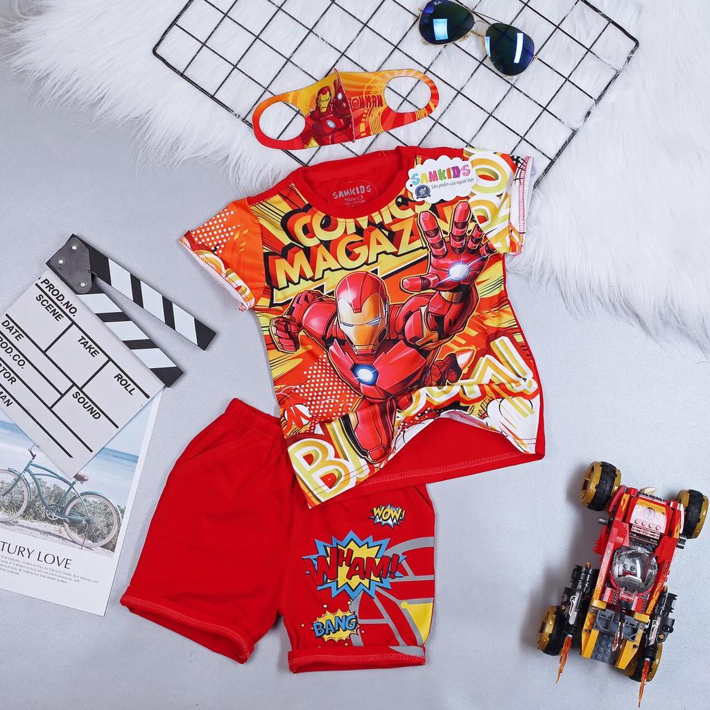 Quần áo in 3D người sắt kèm TẶNG khẩu trang siêu ngầu