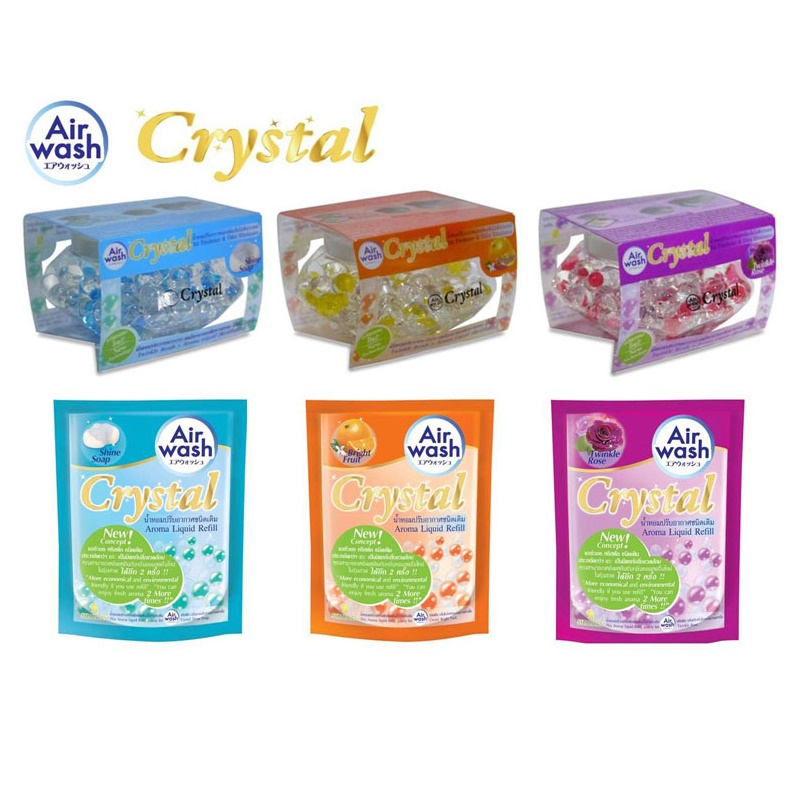 Sáp thơm khử mùi Crystal Starter 140g hàng nhập khẩu Thái Lan