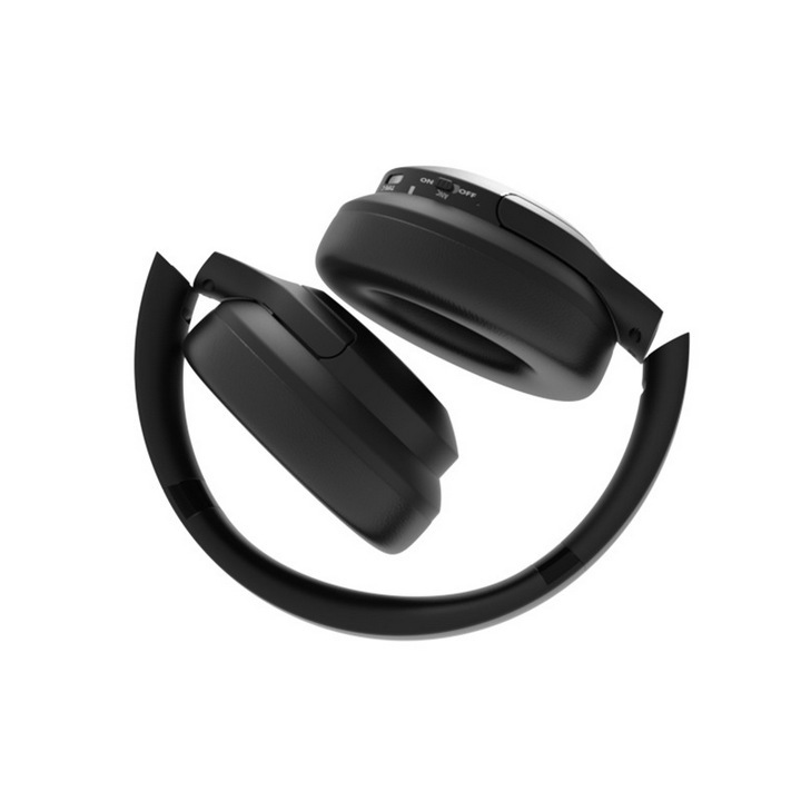 Tai Nghe Bluetooth 5.3 chống ồn Chủ Động ANC Q7-22H Bluetooth Earphone - hàng cao cấp (Black)