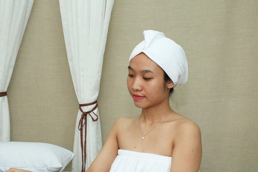 Khăn Quấn Tóc - Chất Liệu 100% Cotton