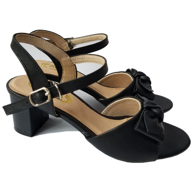 Giày sandal cao gót nữ da bò 5 cm HKD130