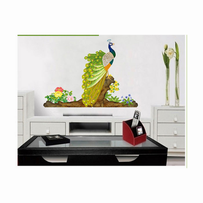 Decal Dán Tường Chim Công 2 PK90
