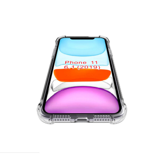 Ốp lưng Silicon dẻo trong, suốt chống sốc cho iPhone 11