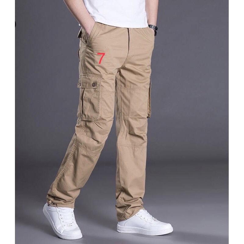Quần dài kaki nam túi hộp cao cấp HT167