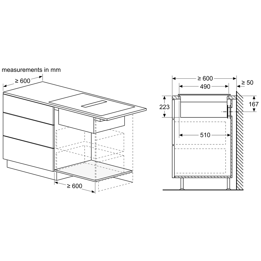 Bếp kết hợp hút mùi PXX875D67E - Hàng chính hãng