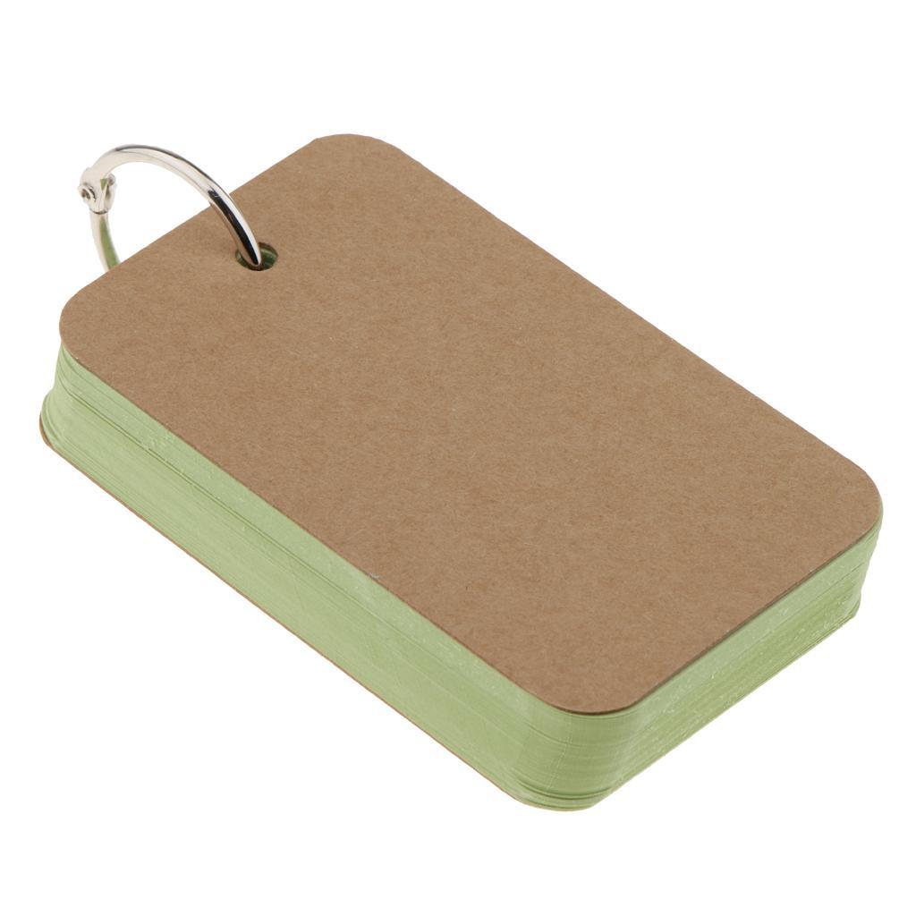 3x 50 Sheets Blank Vocabulary Word Study Cards Greeting Cards Gift Tags DIY