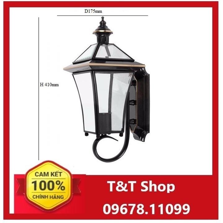 Đèn tường đồng mạ đen 6023