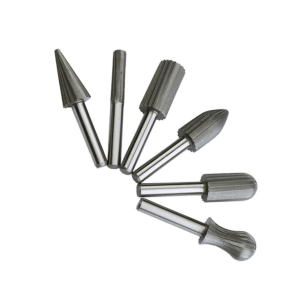 6x Routing Router Grinding Bits Burr Speed Kit