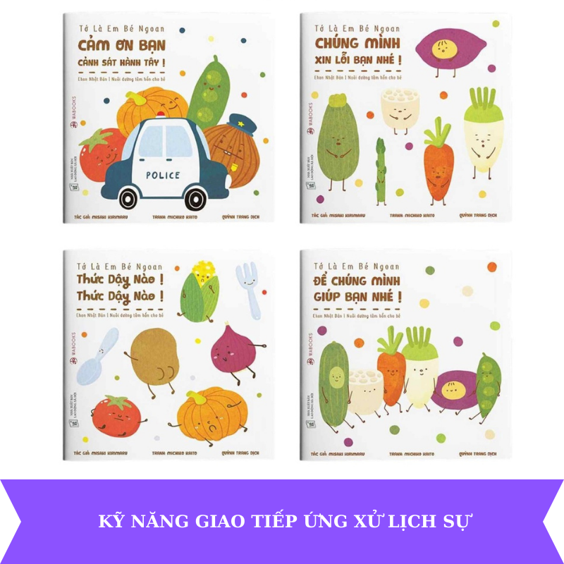 Combo 8 tập ehon kỹ năng sống cư xử lịch sự và tự lập sớm, chúng tớ là em bé ngoan, để con yêu tự lập, cho trẻ từ 1-6 tuổi