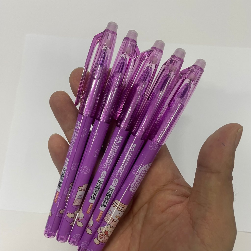 Hộp 12 Bút gel xóa được M&amp;G AKP182A7 nét 0.5mm - Mực tím