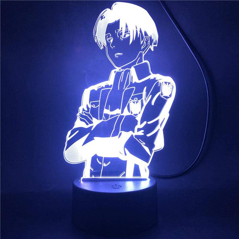 Đèn Ngủ Trang Trí Hình Nhân Vật Phim Attack On Titan 3d