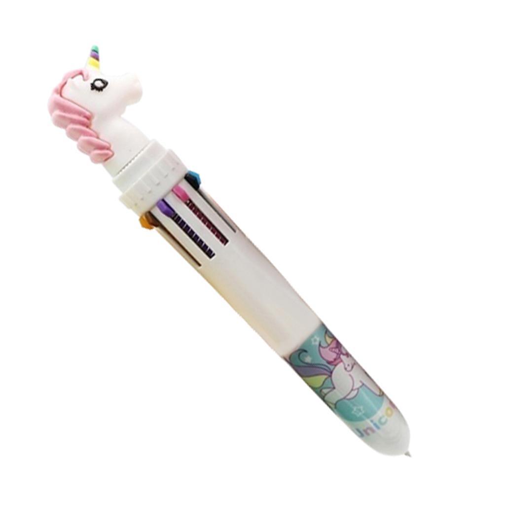 10-in-1 Retractable Ballpoint Pen f  Student Children