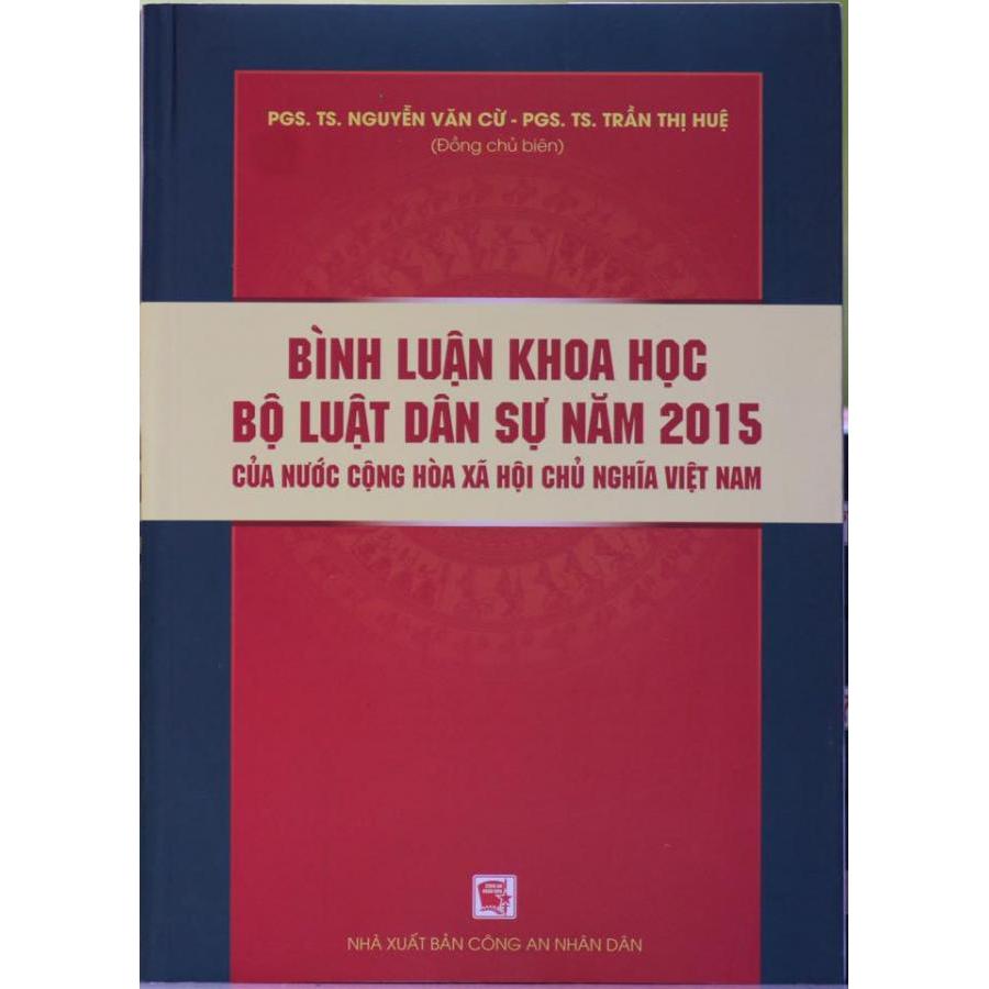 Bình luận khoa học bộ luật dân sự năm 2015