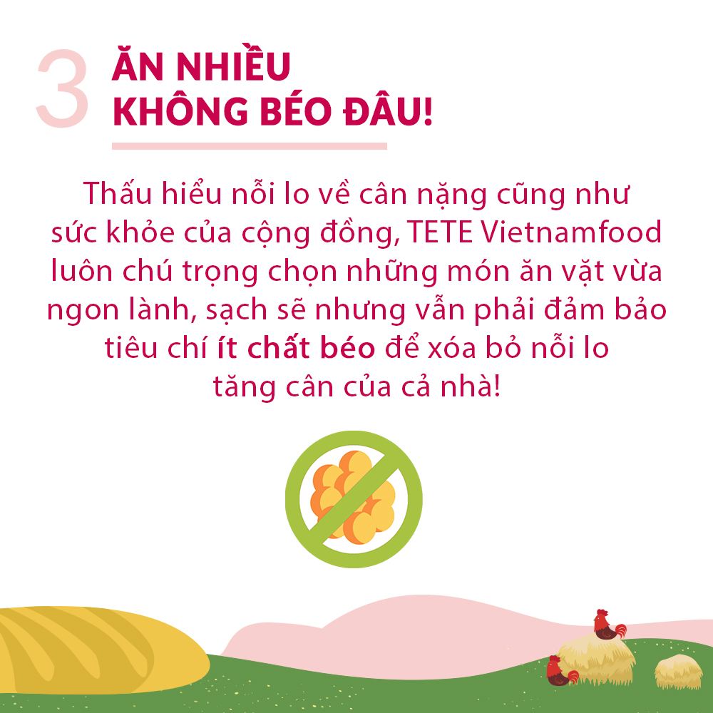 Cơm Cháy TeTeFood Hương Vị Miền Núi Tây Nguyên 500 gram