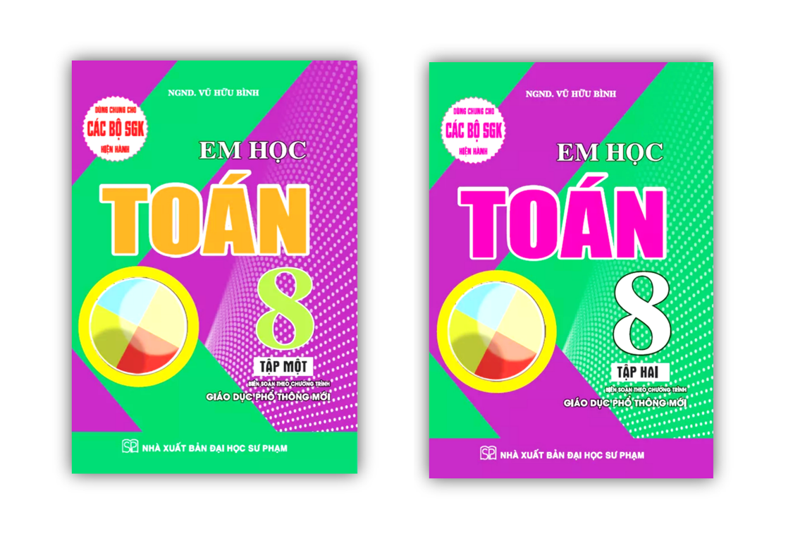 Sách - Combo Em học toán 8 - tập 1 + 2