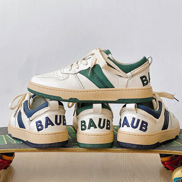 Giày Thể Thao Nam GEMI - Giày Sneaker Màu Xanh Lá - Xanh Lam, Trend 2022, Dễ phối đồ, Cổ Thấp - G5508