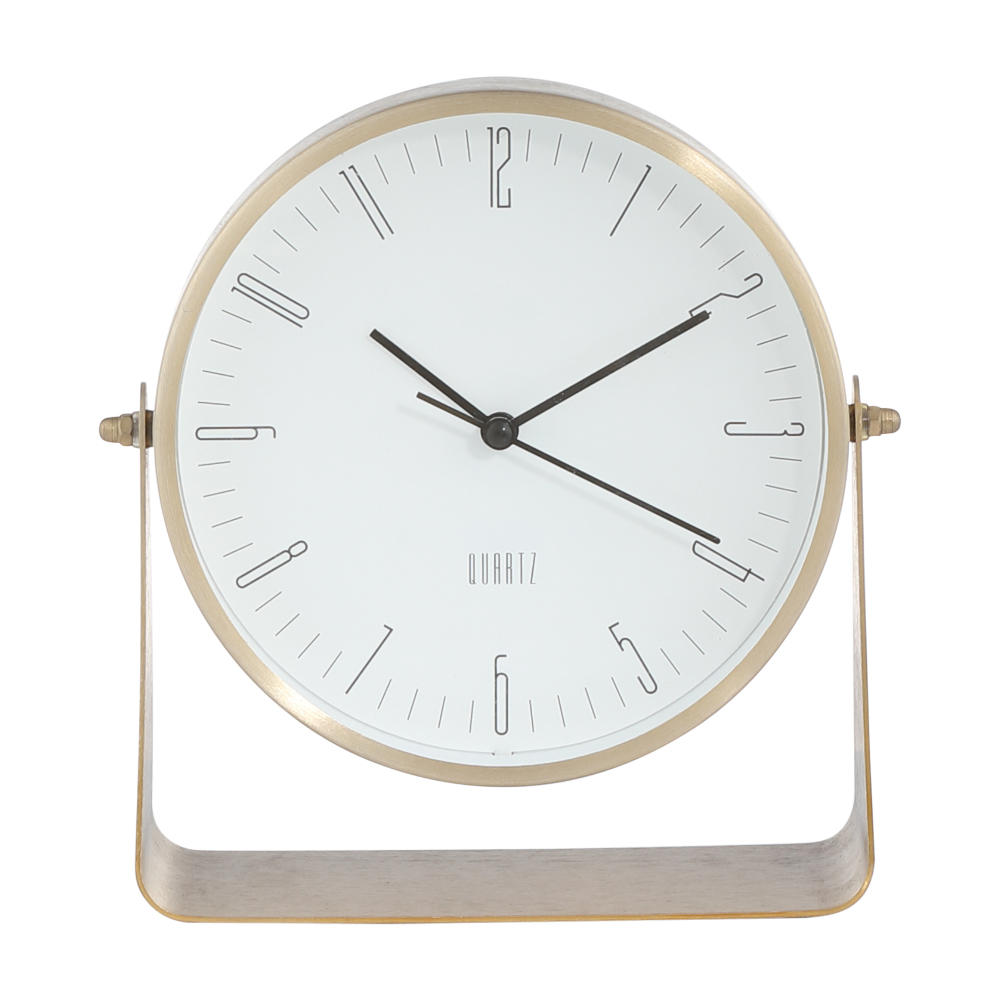Đồng Hồ Để Bàn MIRLYN Có Gương 7 Inch 17.5X6X17.8 Cm | Index Living Mall | Nội Thất Thái Lan
