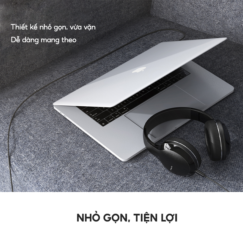 Tai Nghe Chụp Tai HAVIT H100D, Driver 40mm, Thiết Kế Gọn Nhẹ, Nhiều Màu Sắc - Hàng Chính Hãng