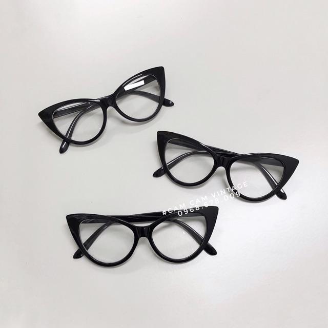 Kính mắt mèo heominhon giả cận thời trang sành điệu